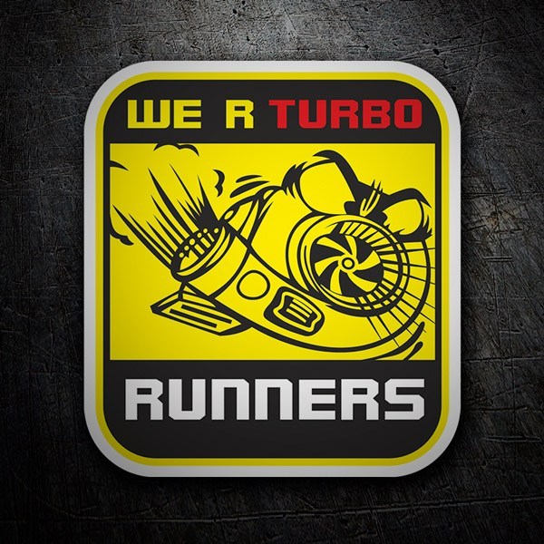 Autocollants: We are Turbo Runners