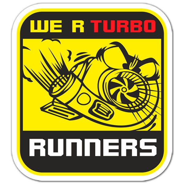 Autocollants: We are Turbo Runners