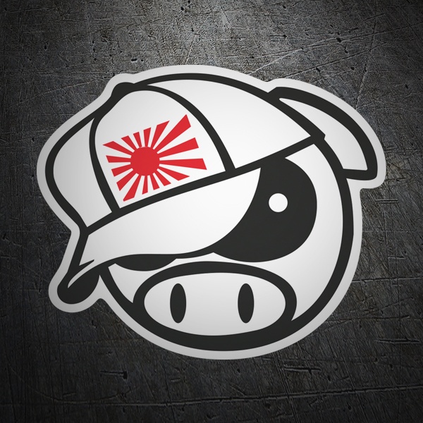 Autocollants: Mascotte Cochon Manga Subaru Japon