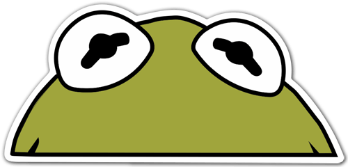 Autocollants: Kermit la grenouille