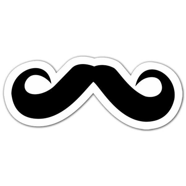 Autocollants: Moustache