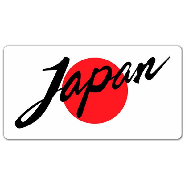 Autocollants: Japan Flag