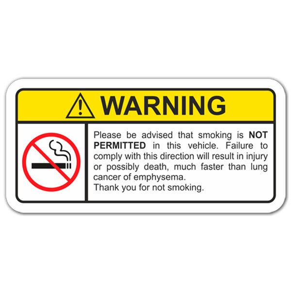 Autocollants: Non fumeur dans cette voiture