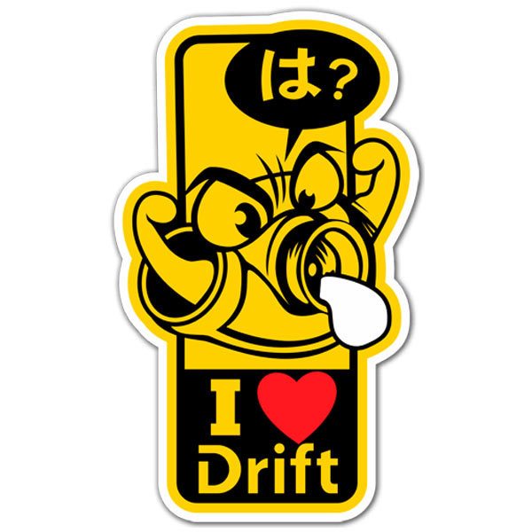 Autocollants: I love Drift