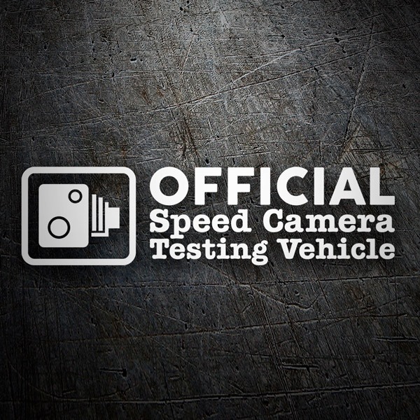 Autocollants: Official Speed Camera Testing Vehicle