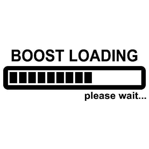 Autocollants: Boost Loading please wait