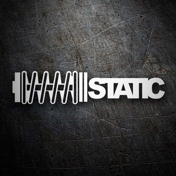Autocollants: Suspension Static avec Dessin de Ressort