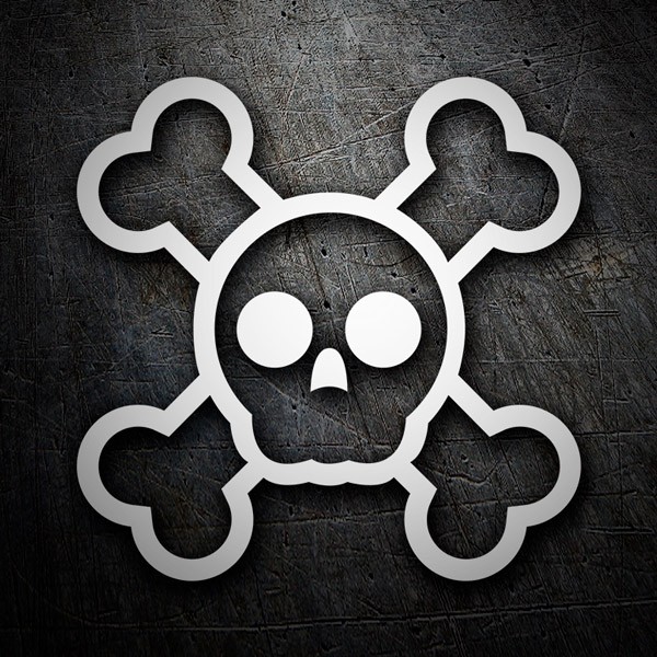 Autocollants: Logo du cr&acirc;ne Dise&ntilde;o Vinilo Decorativo