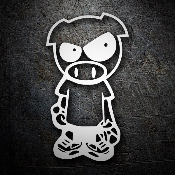 Autocollants: Garçon Cochon Subaru