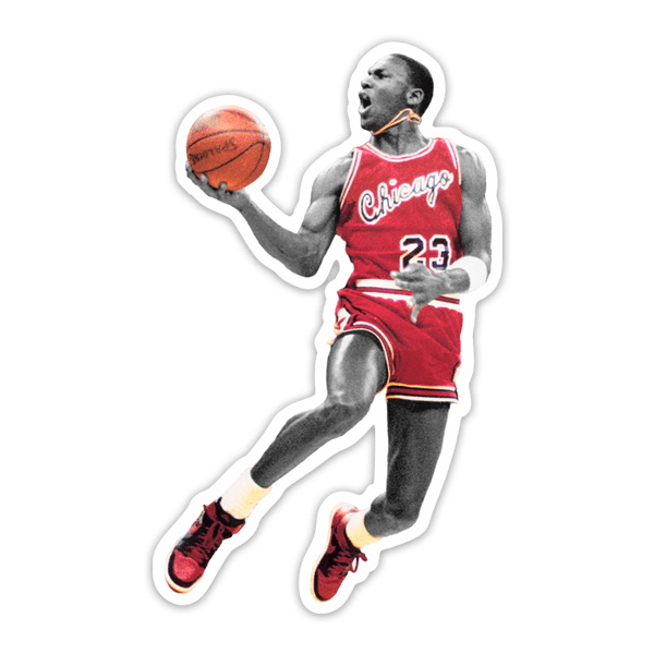 Autocollants: Michael Jordan (Chicago Bulls)