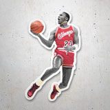 Autocollants: Michael Jordan (Chicago Bulls) 3