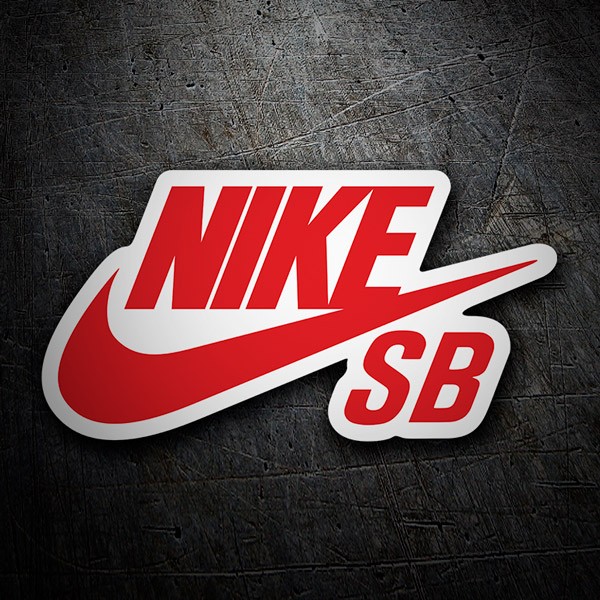 Autocollants: Logotipo Nike SB avec Swoosh