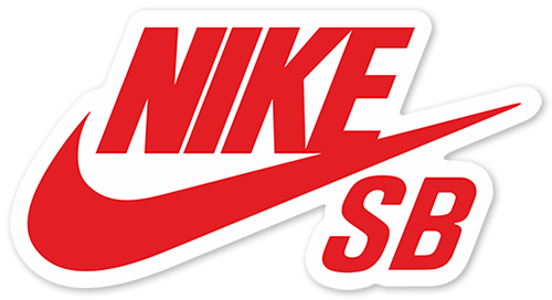 Autocollants: Logotipo Nike SB avec Swoosh
