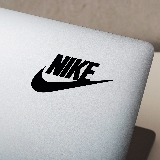 Autocollants: Swoosh Nike avec Nom 2