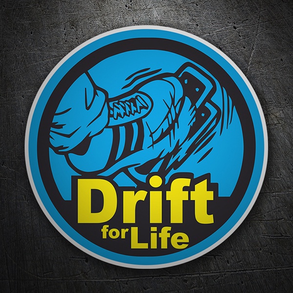 Autocollants: Drift for Life