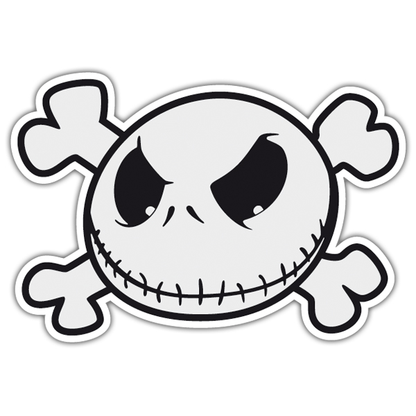 Autocollants: Jack Skellington Pirate