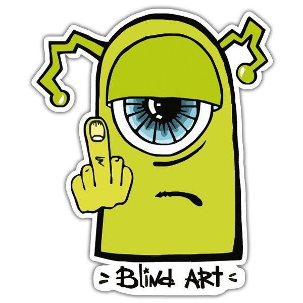 Autocollants: Blind Art