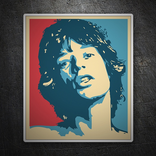 Autocollants: Mick Jagger Hope