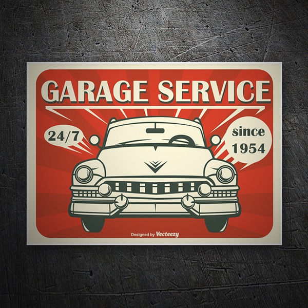 Autocollants: Garage Service