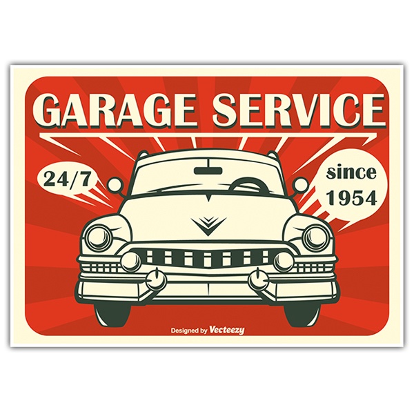 Autocollants: Garage Service