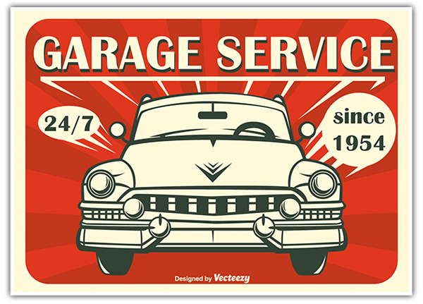 Autocollants: Garage Service 0
