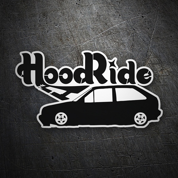 Autocollants: HoodRide