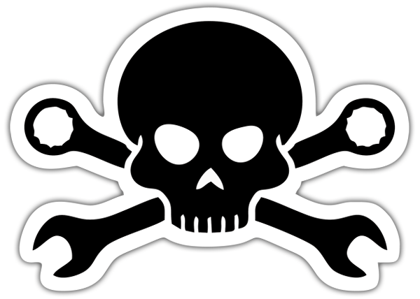 Autocollants: Cr&acirc;ne m&eacute;canique Dise&ntilde;o Vinilo Decorativo