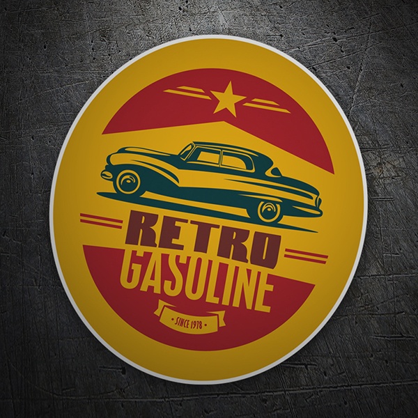 Autocollants: Retro Gasoline 1