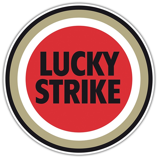 Autocollants: Lucky Strike Logo