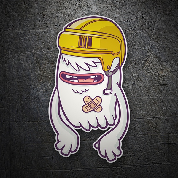 Monstre a casque et pansement 0