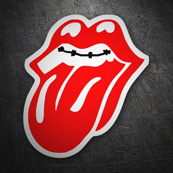 Autocollants: Rolling Stones Bouche