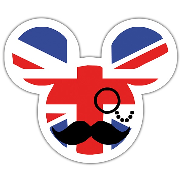 Autocollants: Grande Bretagne Mickey Mouse