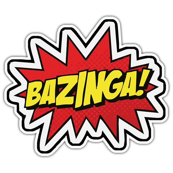 Autocollants: Bazinga, Sheldon Cooper