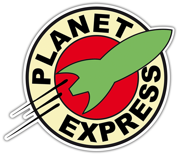 Autocollants: Futurama Planet express