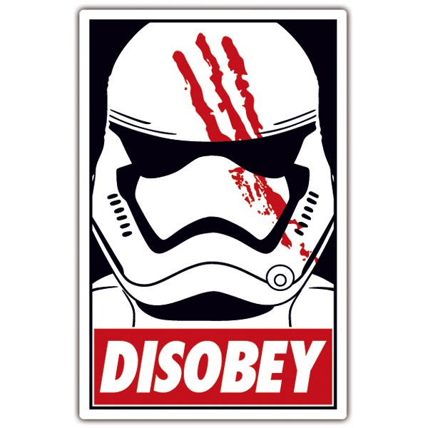 Autocollants: Disobey Finn (Star Wars)