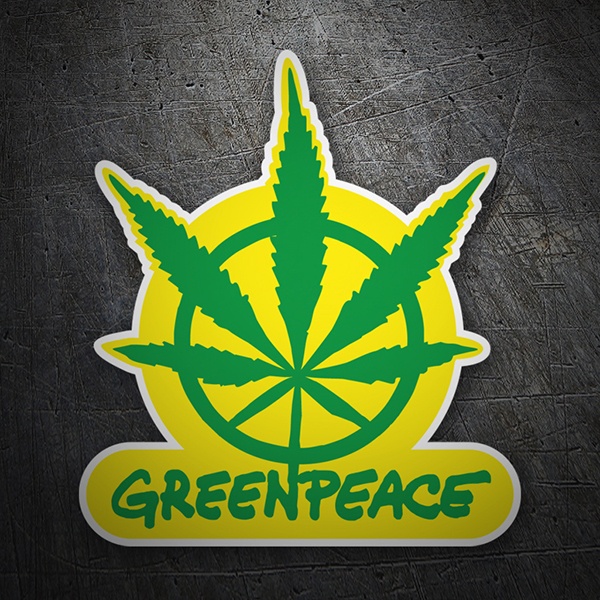 Autocollants: Marijuana de Greenpeace 1