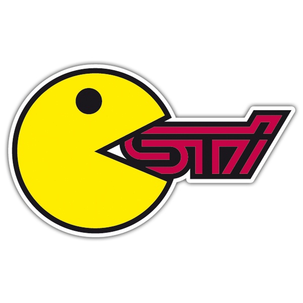 Autocollants: Pacman Sti