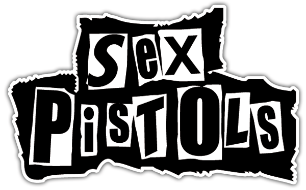 Autocollants: Logo The Sex Pistols en Style Collage