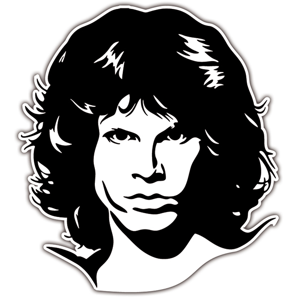 Autocollants: Jim Morrison The Doors