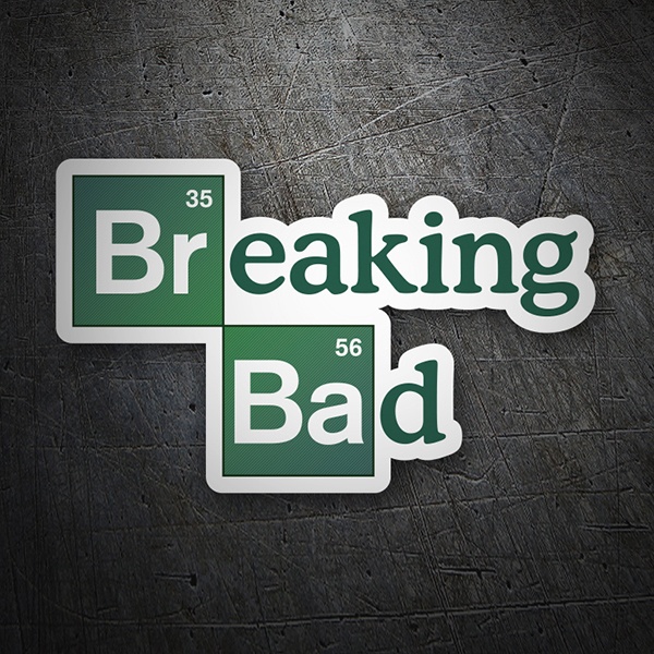 Autocollants: Breaking bad logo