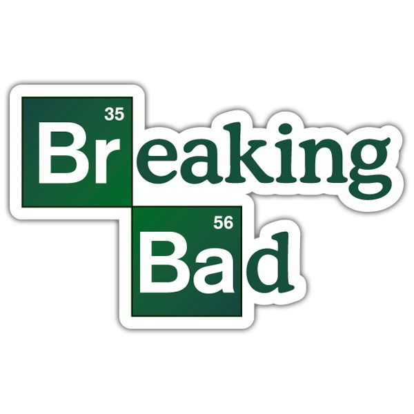 Autocollants: Breaking bad logo