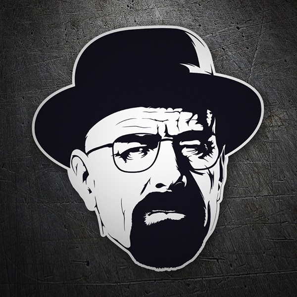 Autocollants: Walter White avec Chapeau