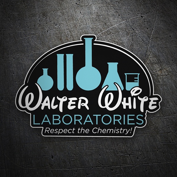 Autocollants: Breaking Bad Walter Disney Laboratories