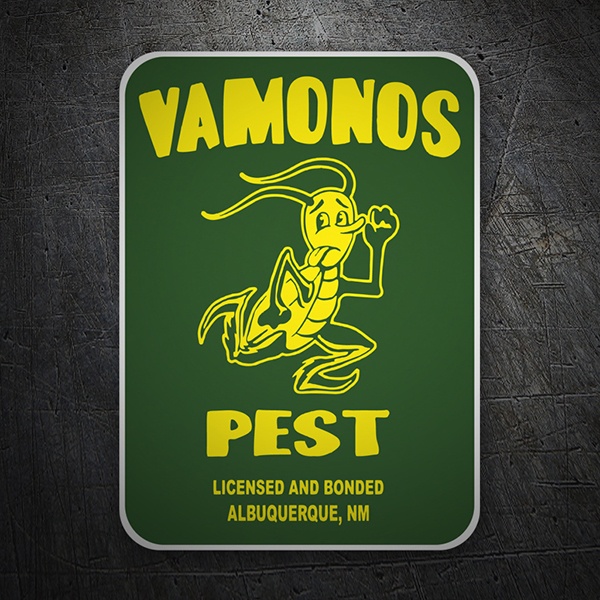 Autocollants: Breaking Bad Vamonos Pest 1