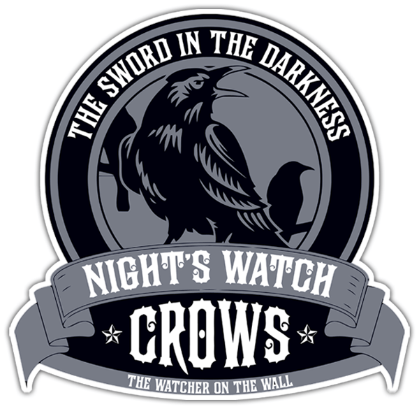 Autocollants: Nights Watch Crows