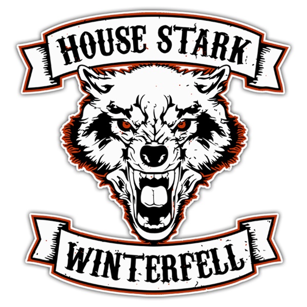 Autocollants: Games of Thrones House Stark - Winterfell