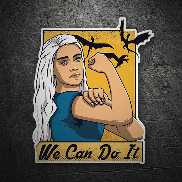 Autocollants: Game of Thrones We Can Do It