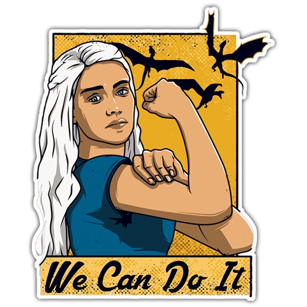 Autocollants: Game of Thrones We Can Do It