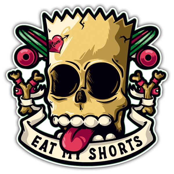Autocollants: Eat my Shorts