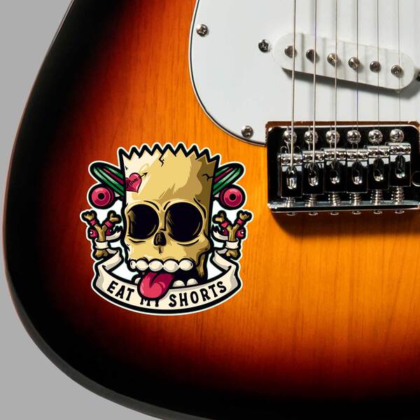 Autocollants: Eat my Shorts Dise&ntilde;o Vinilo Decorativo